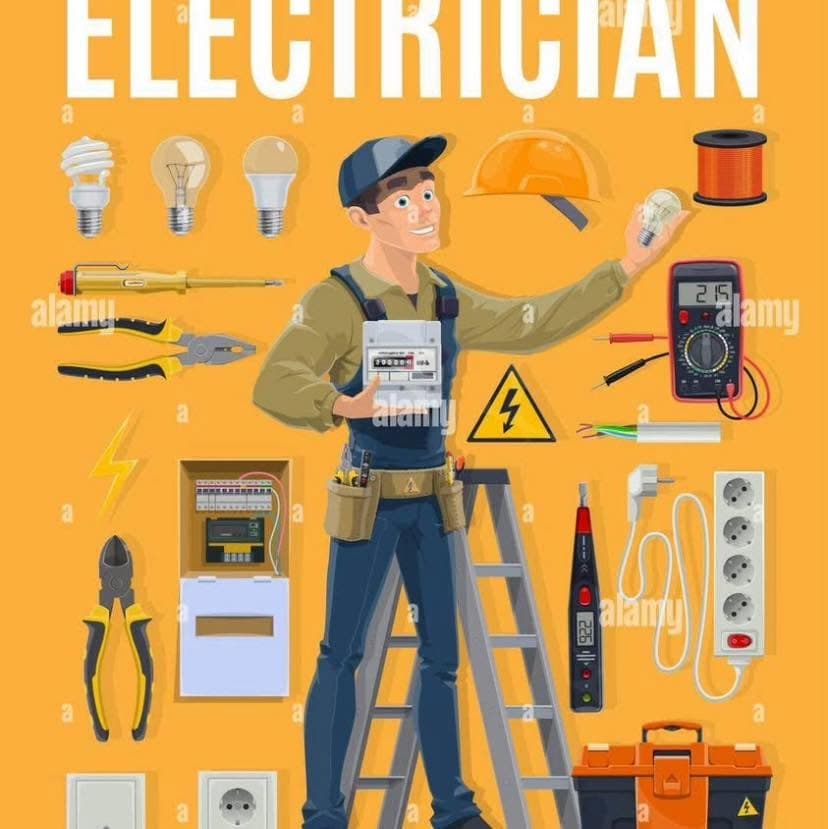 Professional electrical wiring, lighting fixtures, circuit testing tools, and safety equipment handled by SparkFuse experts